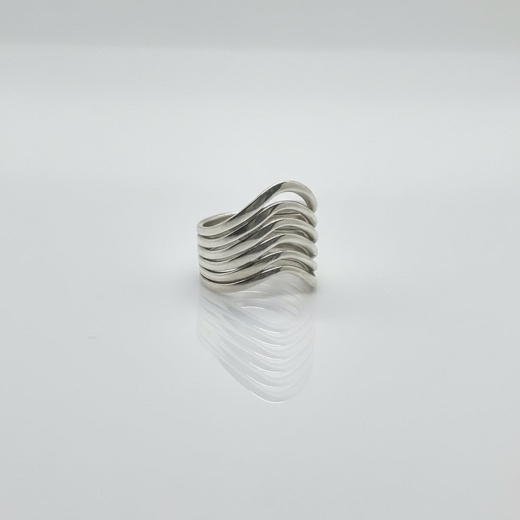 Geometric Silver Ring