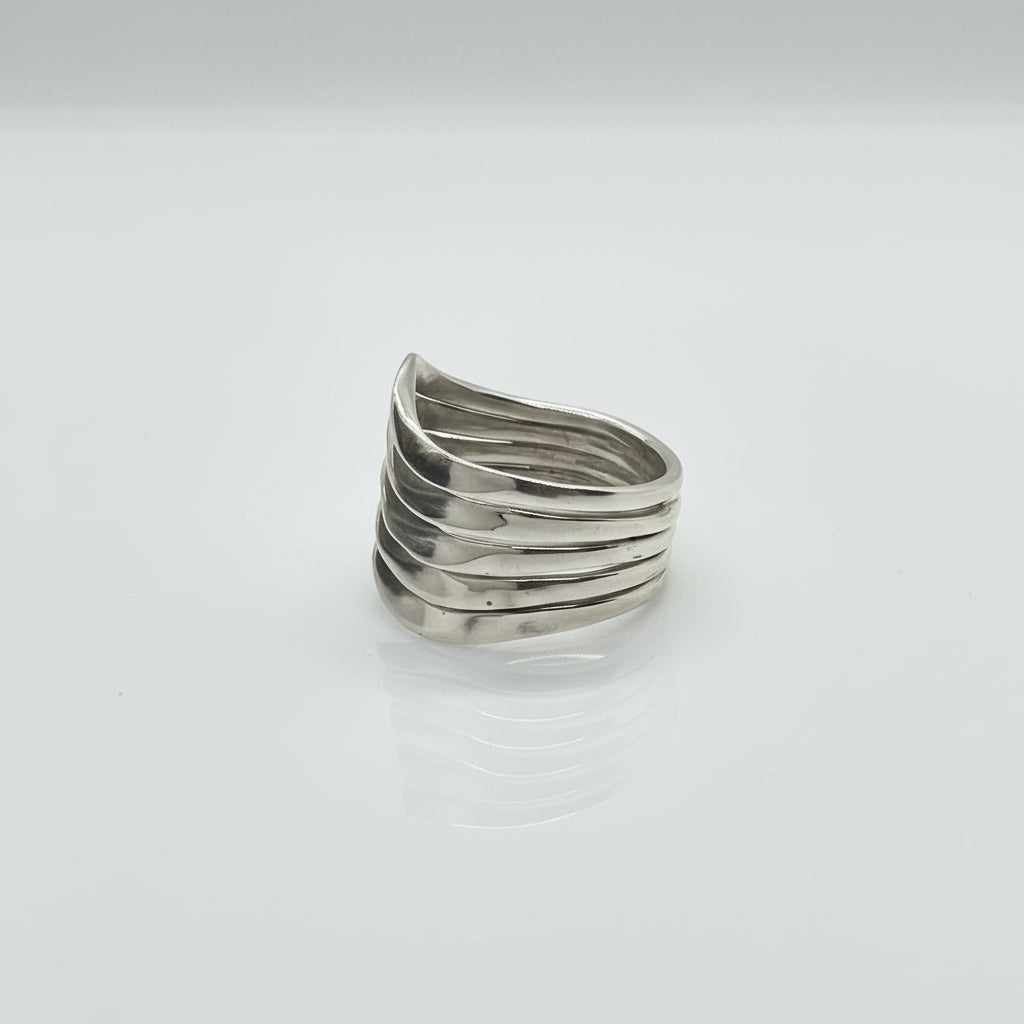 Geometric Silver Ring