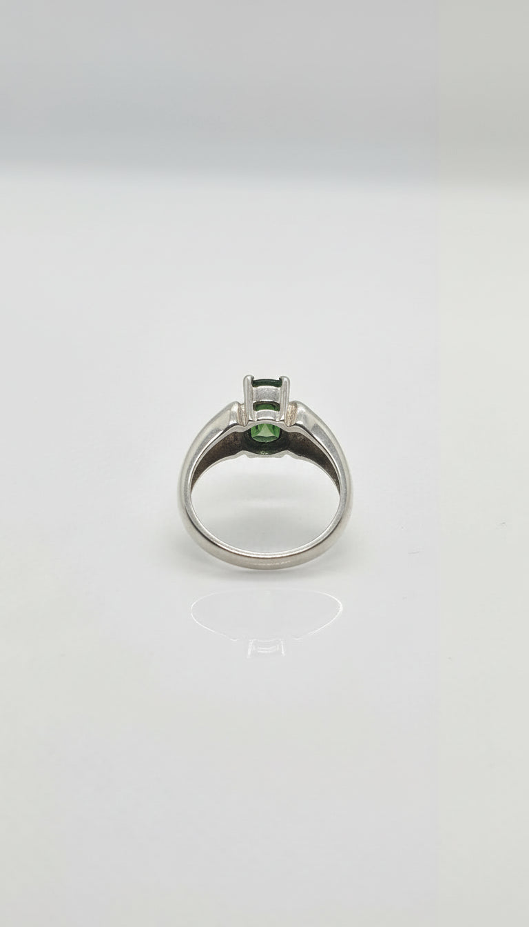 Peridot Silver Ring
