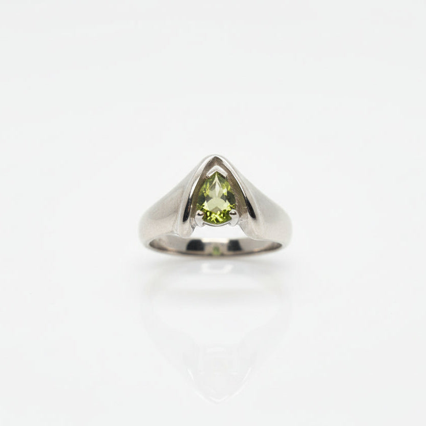 Peridot Silver Ring