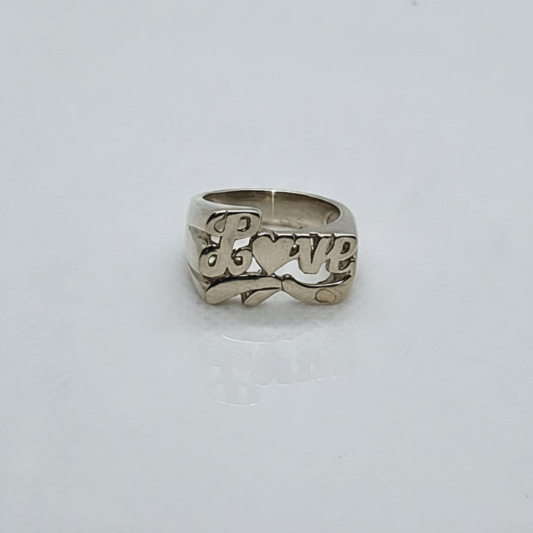 LOVE Silver Ring