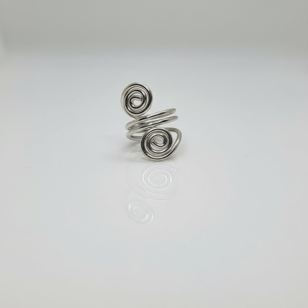 Spiral Silver Ring