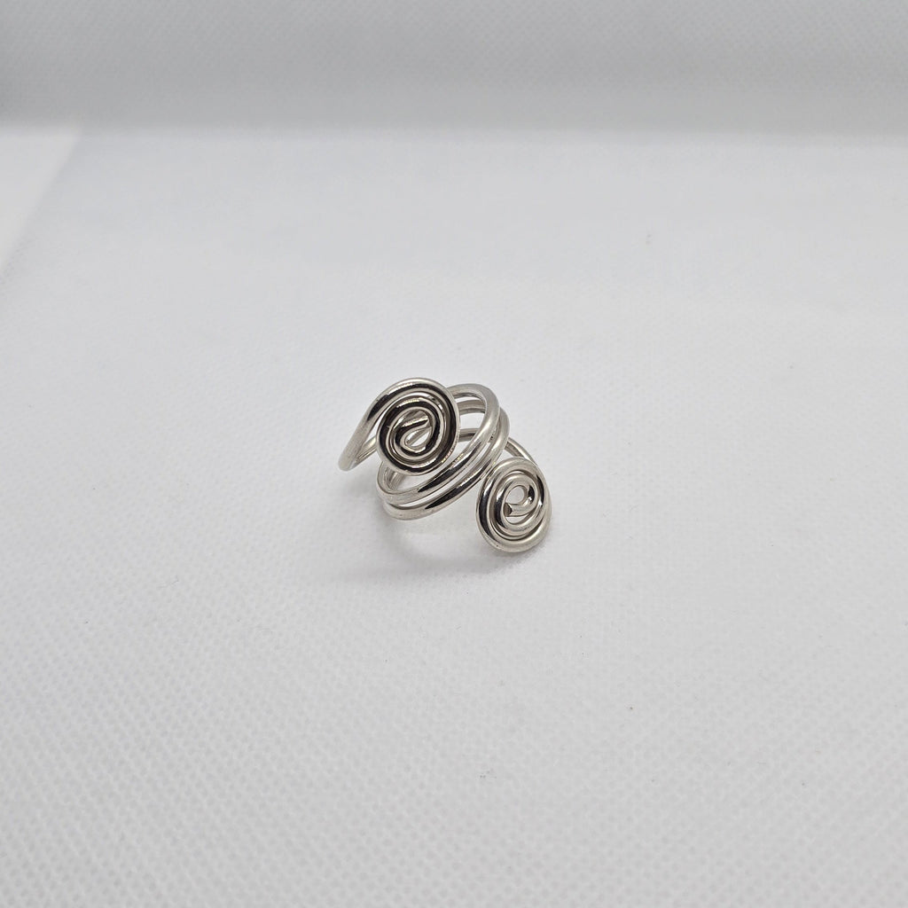 Spiral Silver Ring