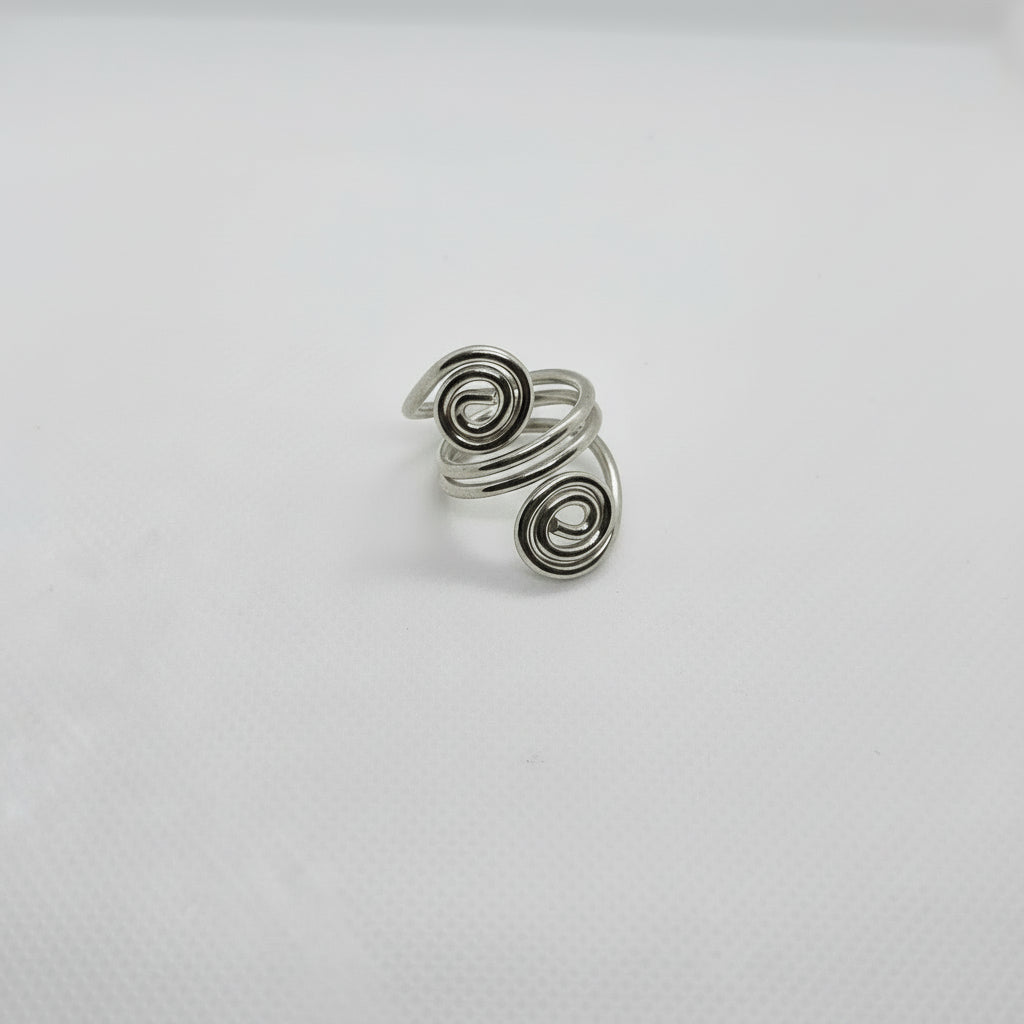 Spiral Silver Ring