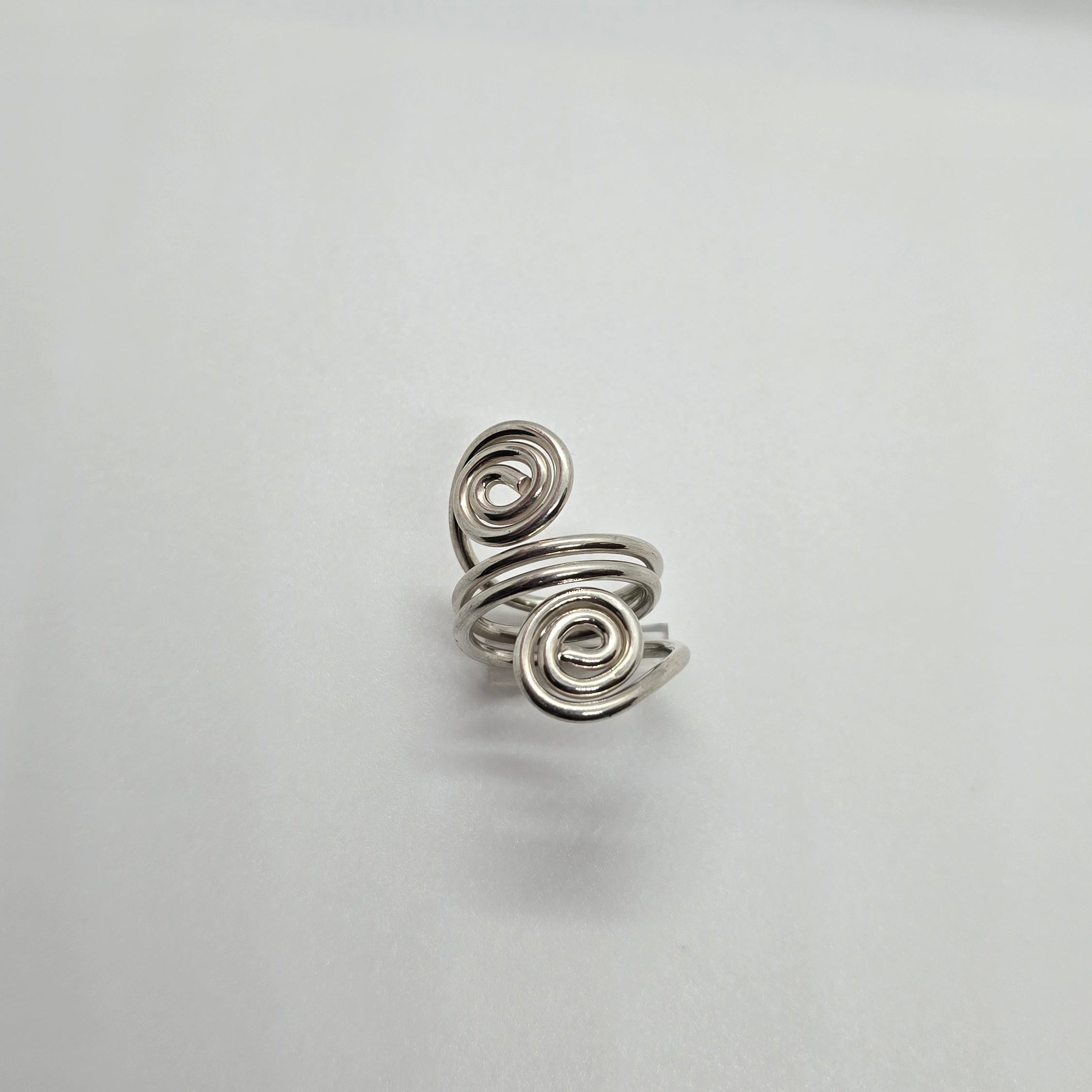 Spiral Silver Ring