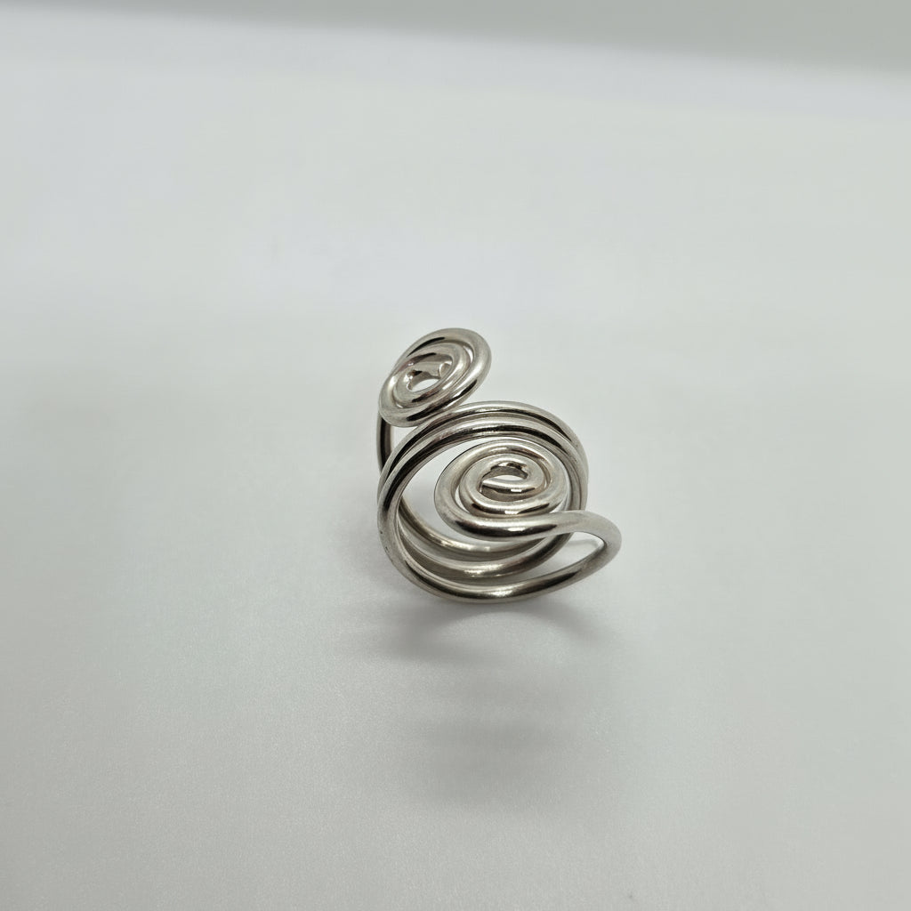Spiral Silver Ring