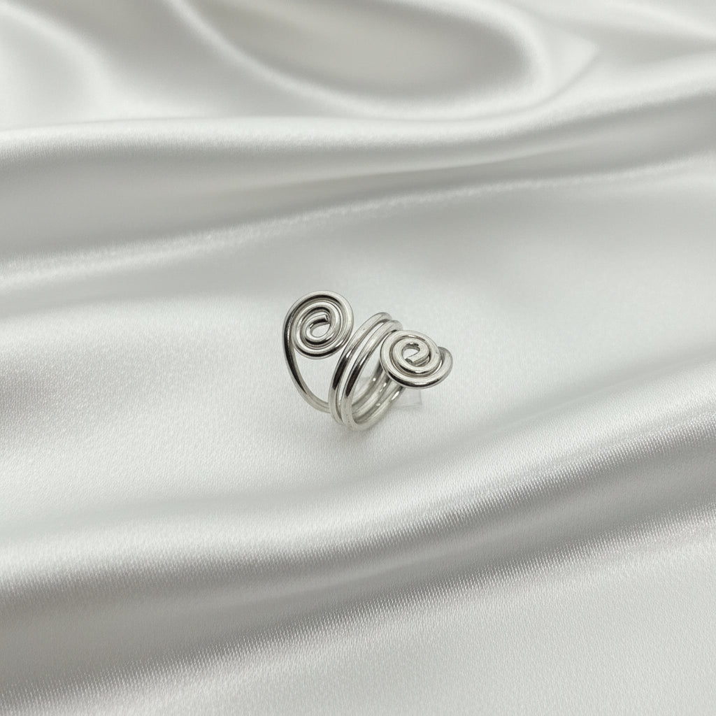 Spiral Silver Ring