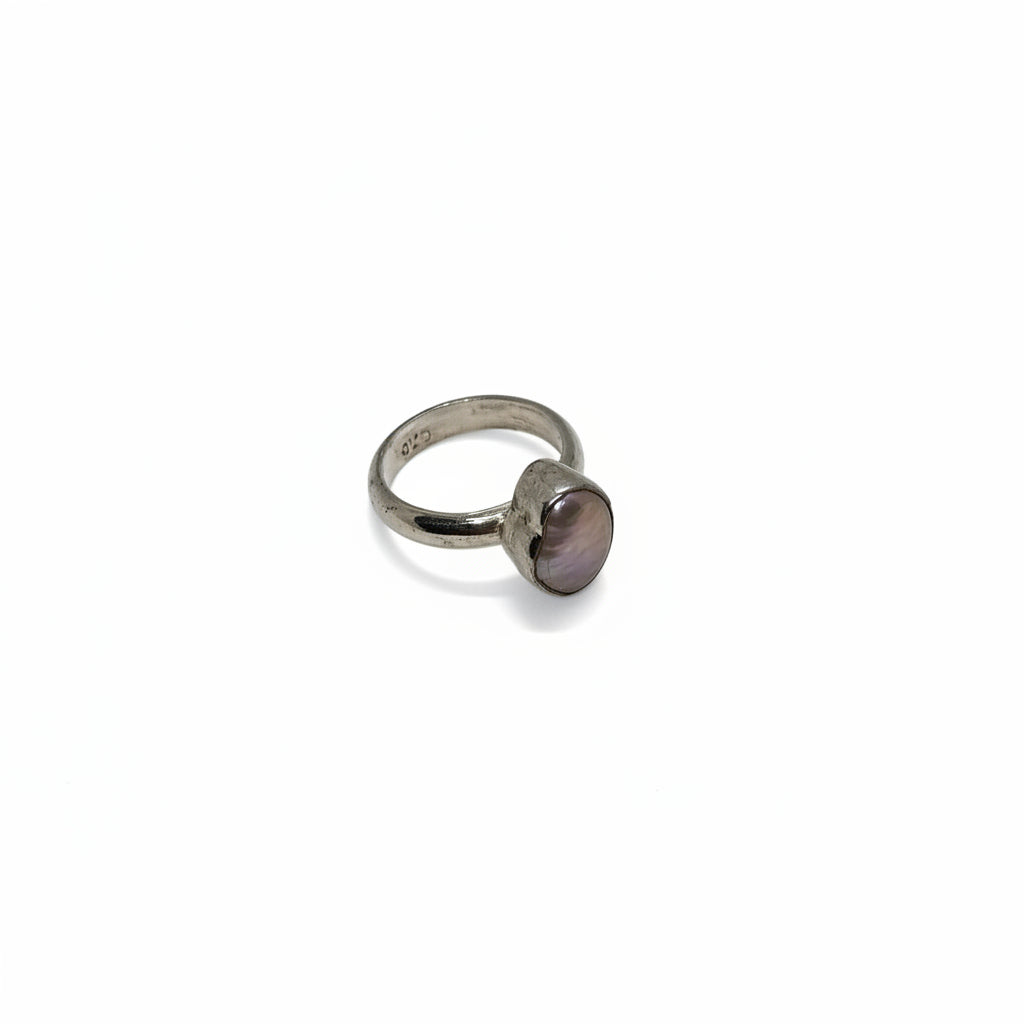 Natural Pearl freshwater Silver Ring