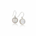 Shell and Pearl Silver Earrings