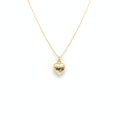 Heart With Link Chain 14K Gold Pendant Necklace