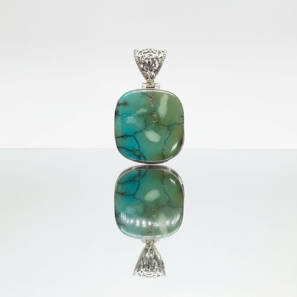 Turquoise Silver Pendant