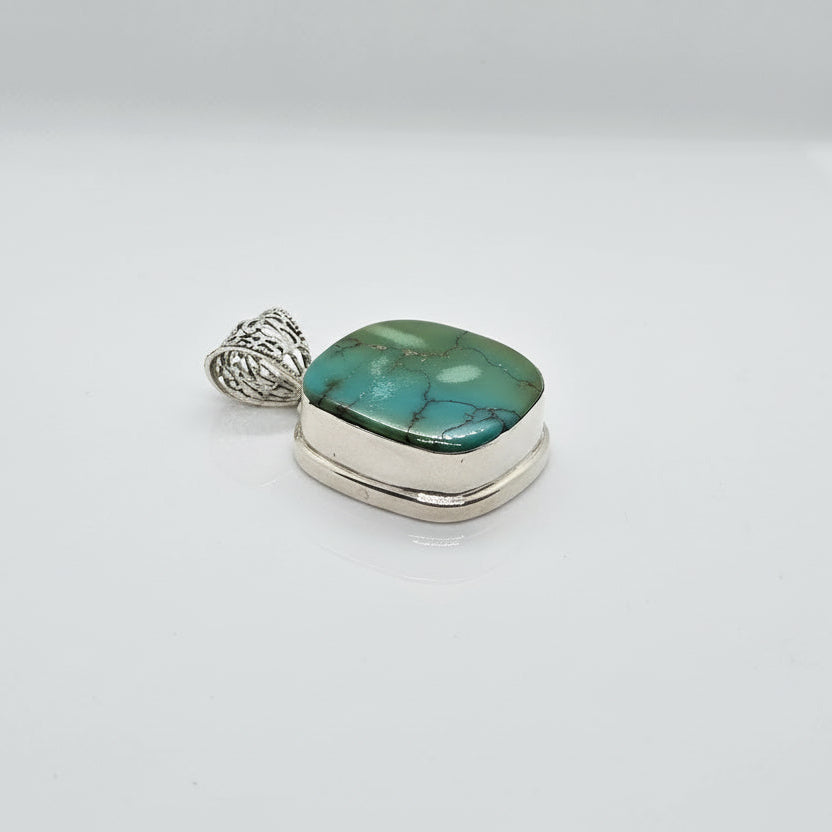 Turquoise Silver Pendant