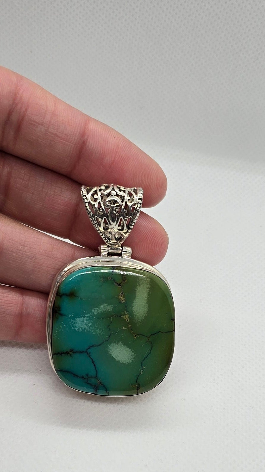 Turquoise Silver Pendant