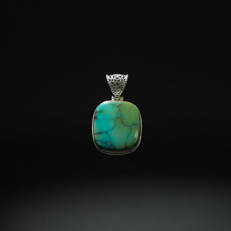 Turquoise Silver Pendant