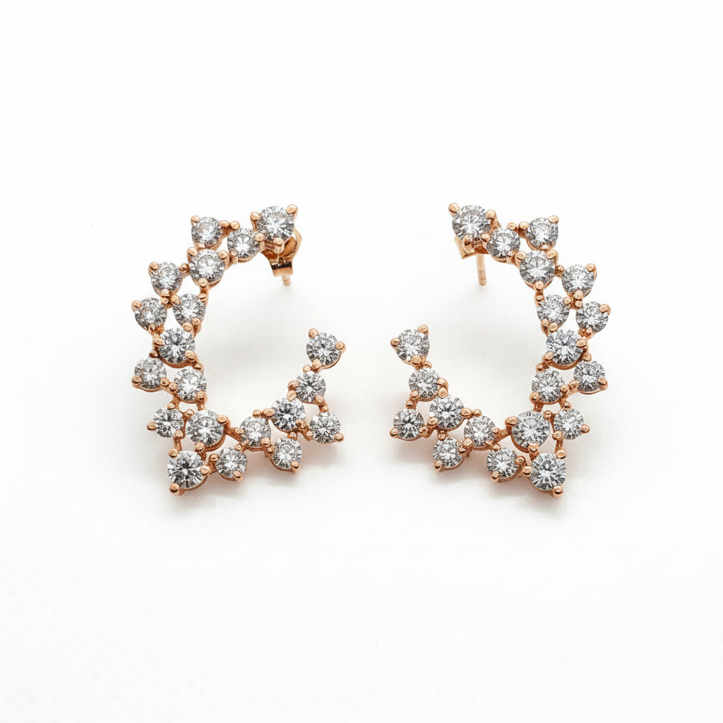 Lab Grown Diamonds 14K Gold Earrings