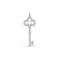 TIFFANY Key Diamonds 18K White Gold  Pendant