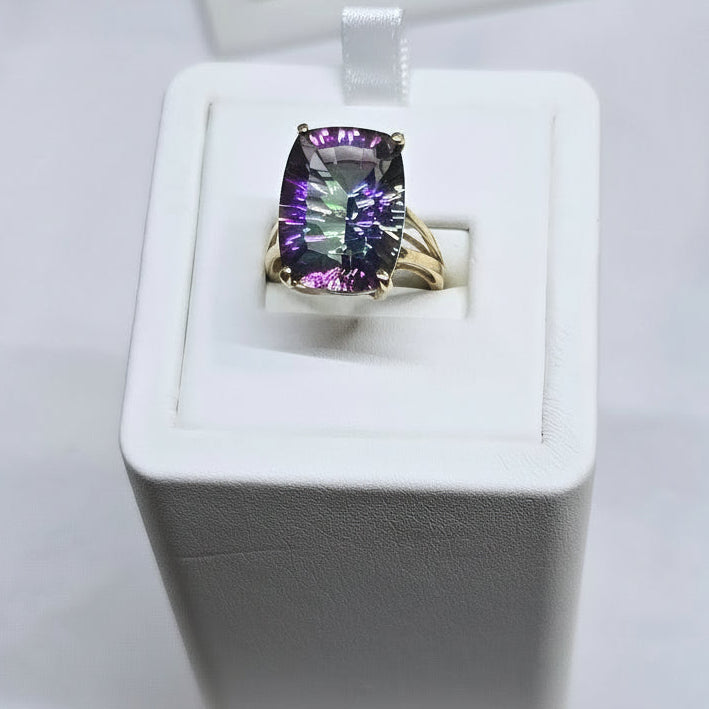 Mystic Topaz14K Gold  Ring