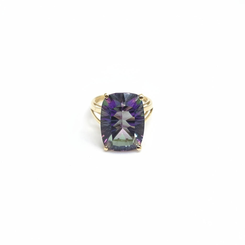 Mystic Topaz14K Gold  Ring