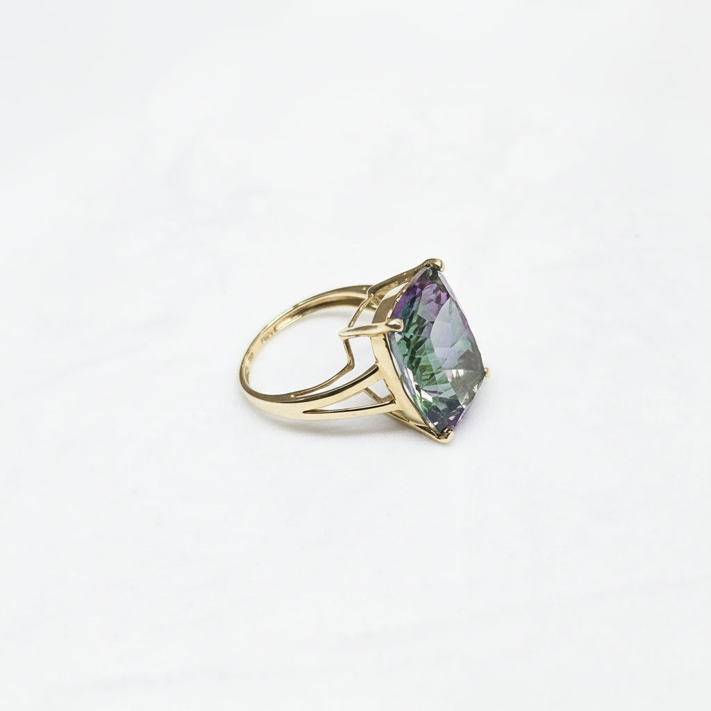 Mystic Topaz14K Gold  Ring