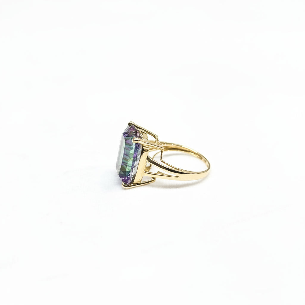 Mystic Topaz14K Gold  Ring