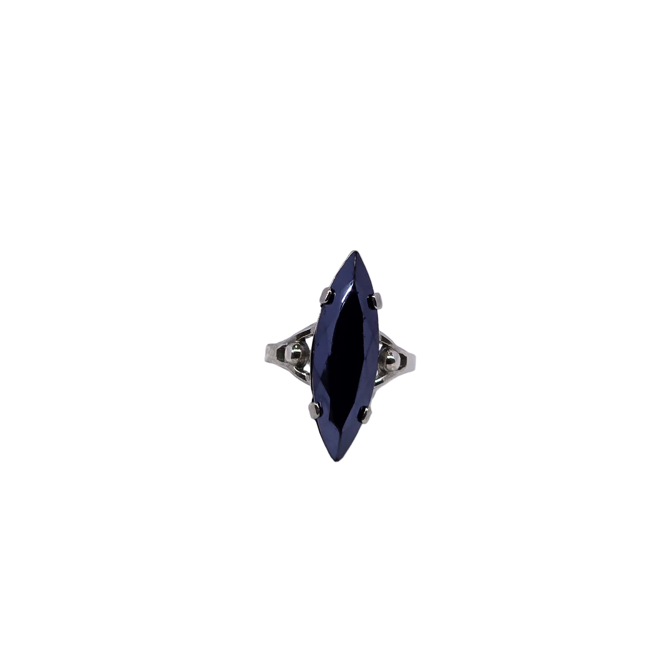 Sapphire Silver Ring