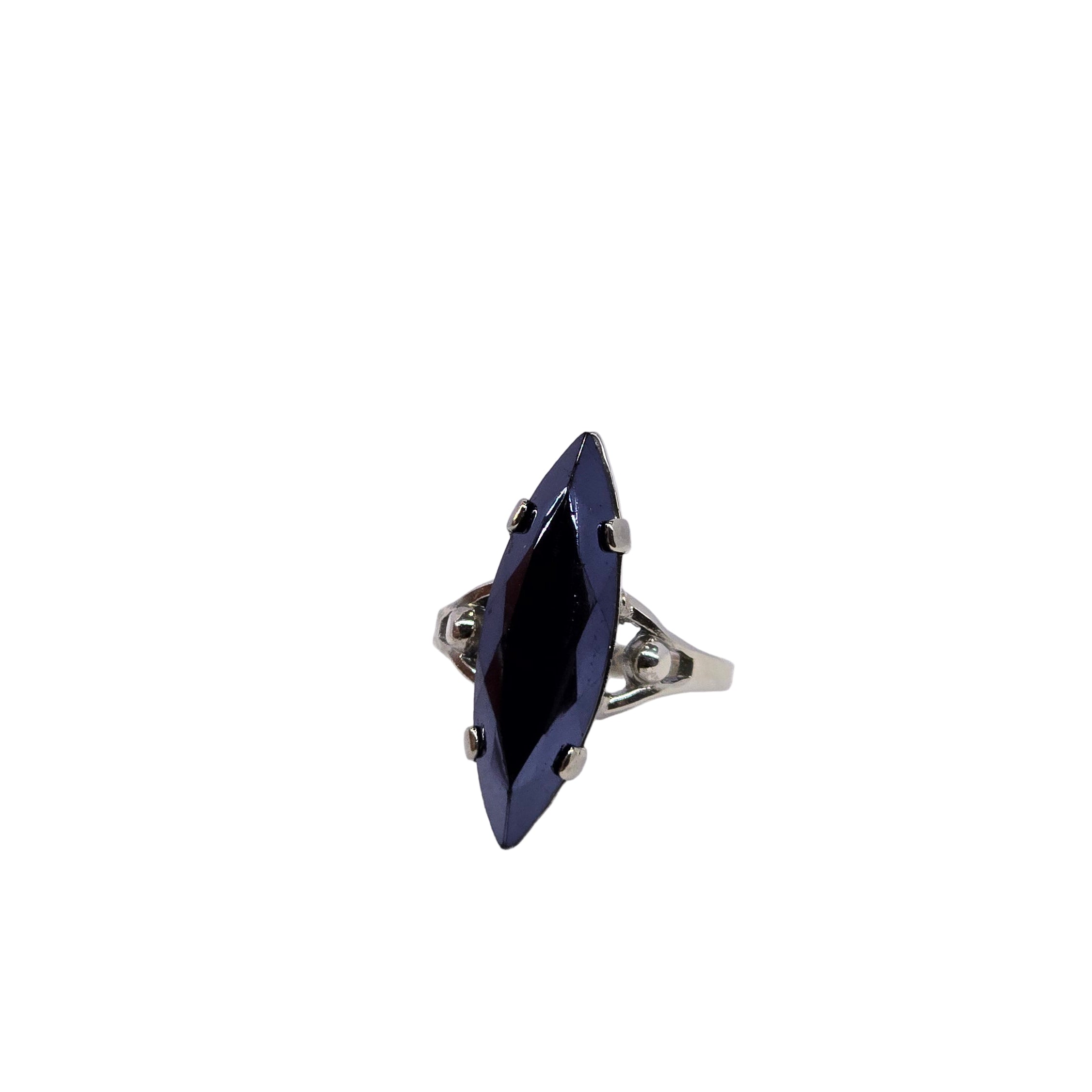 Sapphire Silver Ring