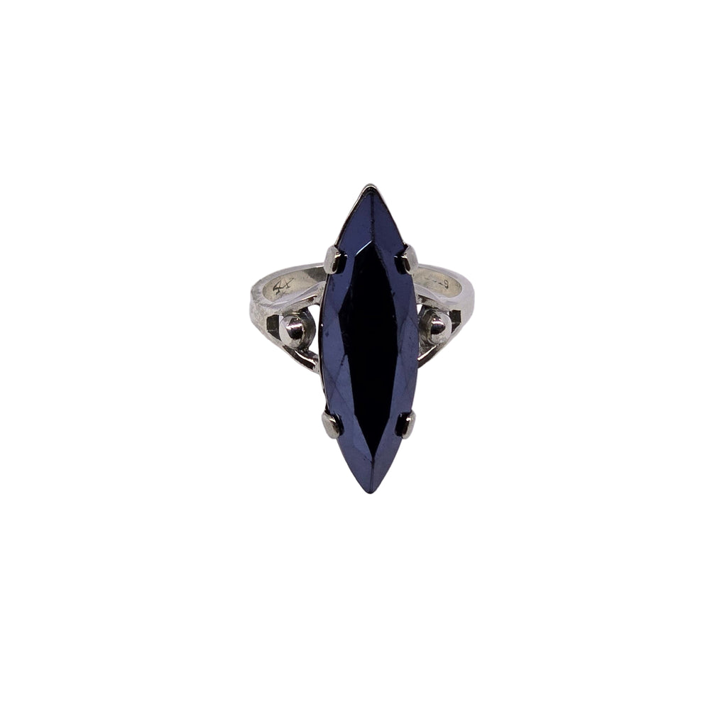 Sapphire Silver Ring
