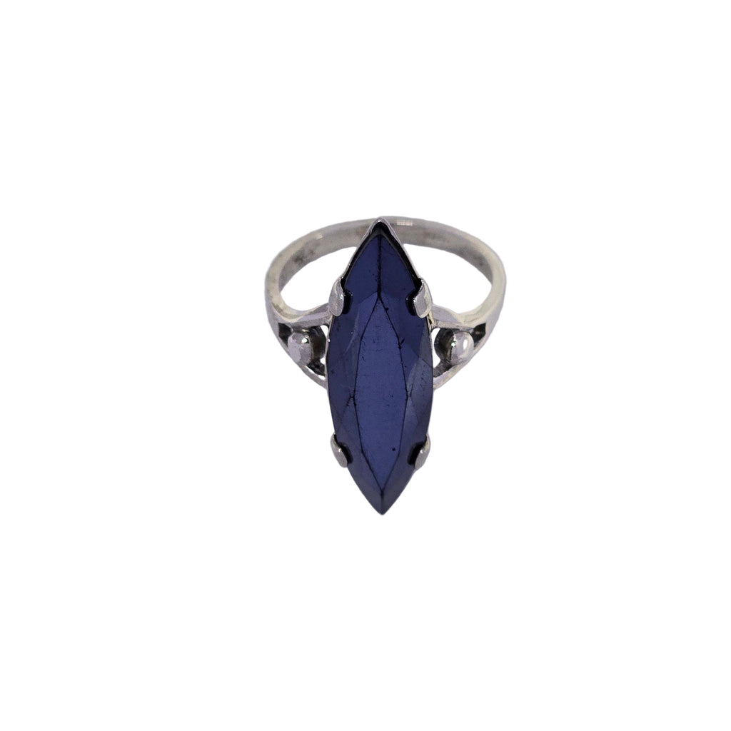 Sapphire Silver Ring