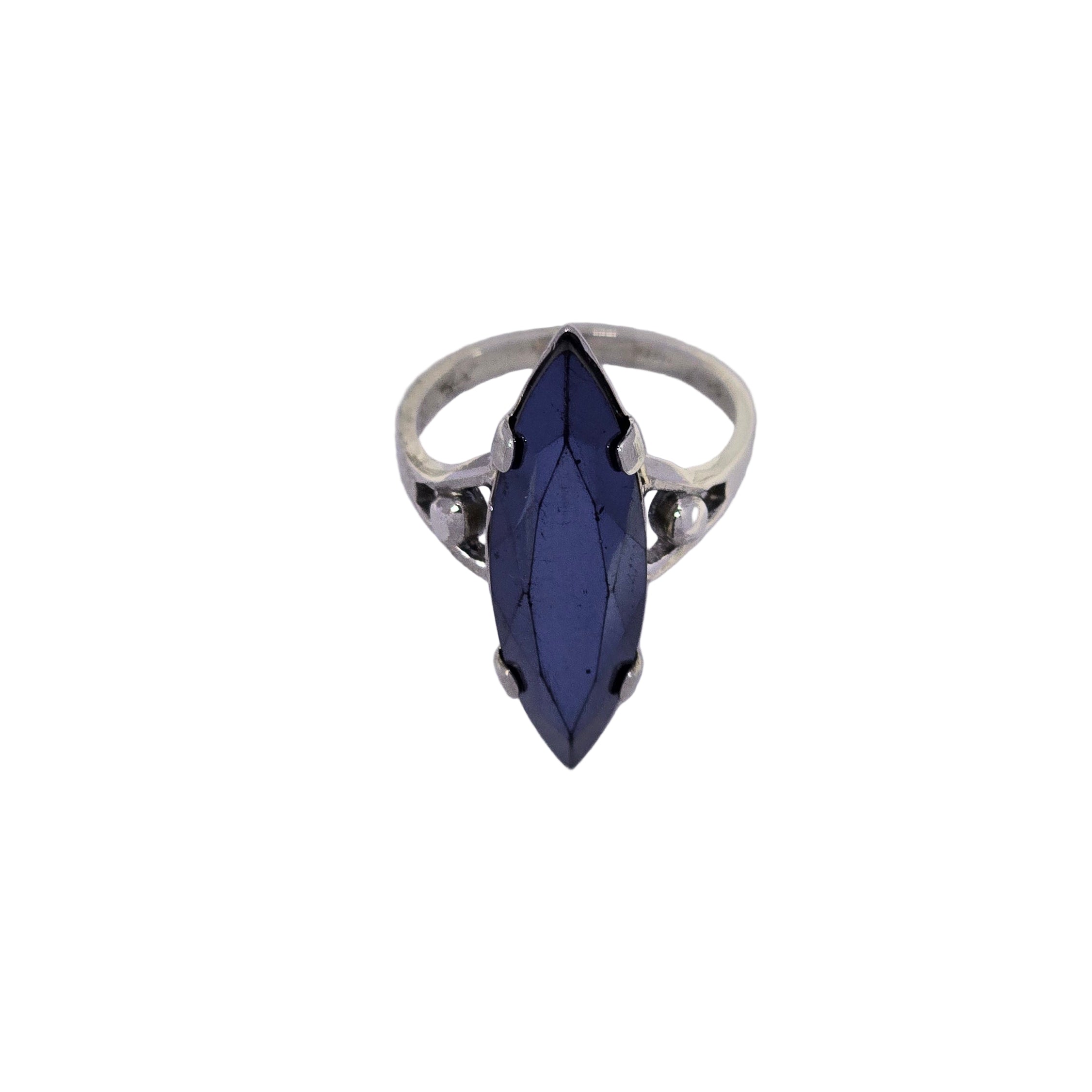 Sapphire Silver Ring