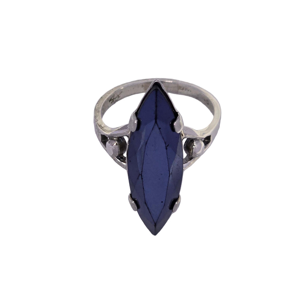 Sapphire Silver Ring