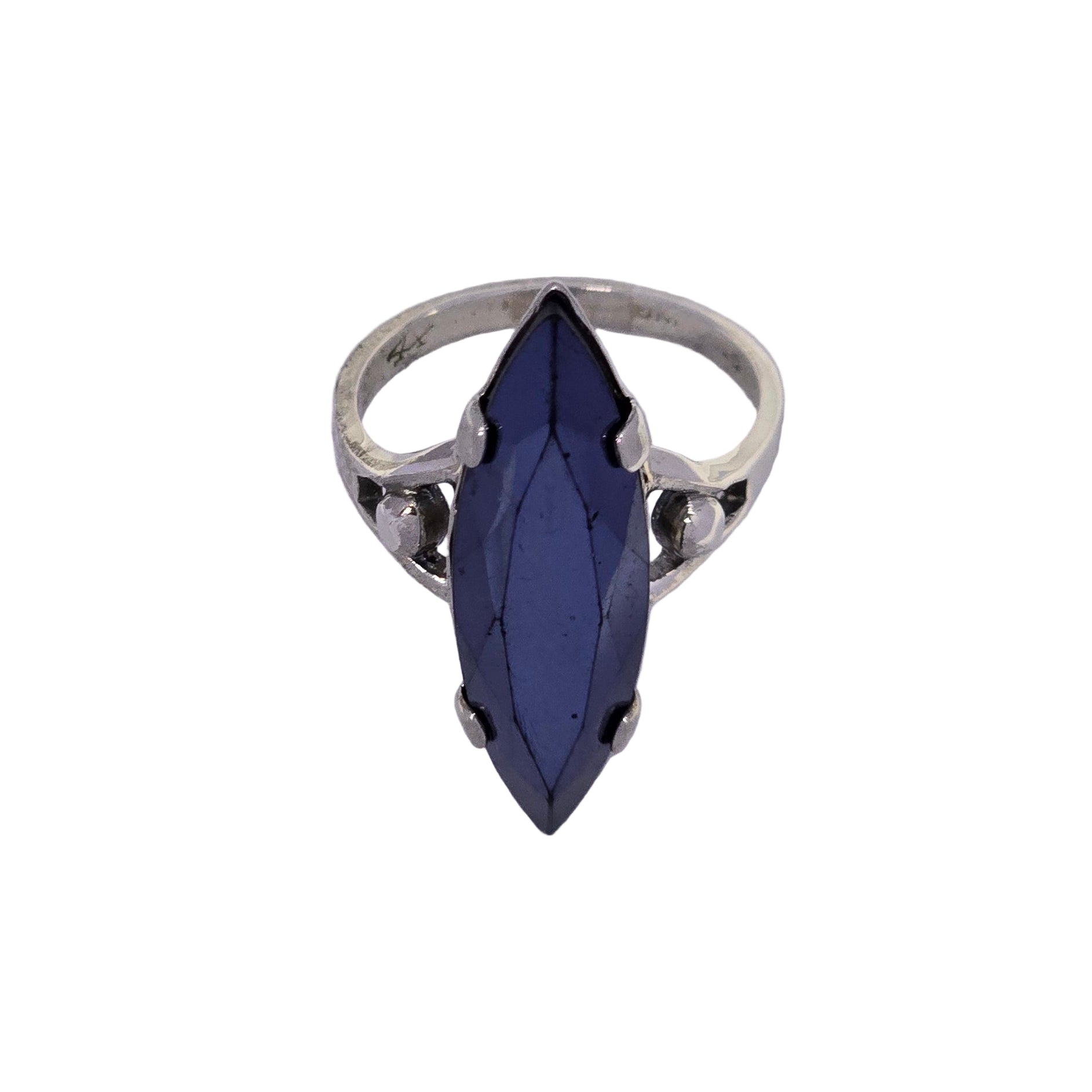 Sapphire Silver Ring