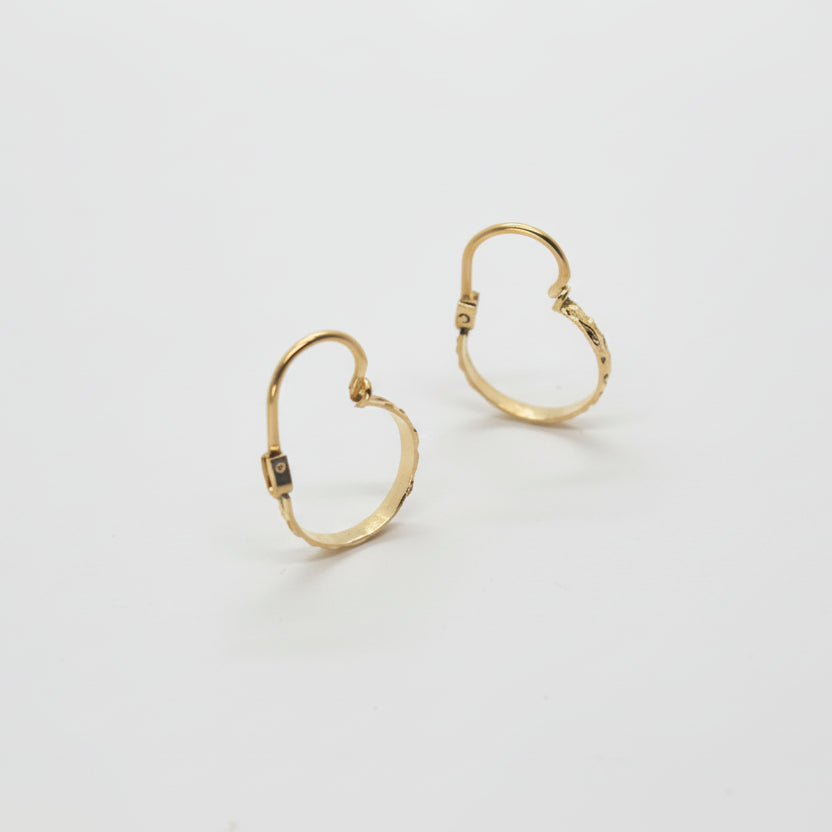 Hoops Yellow Gold Earrings