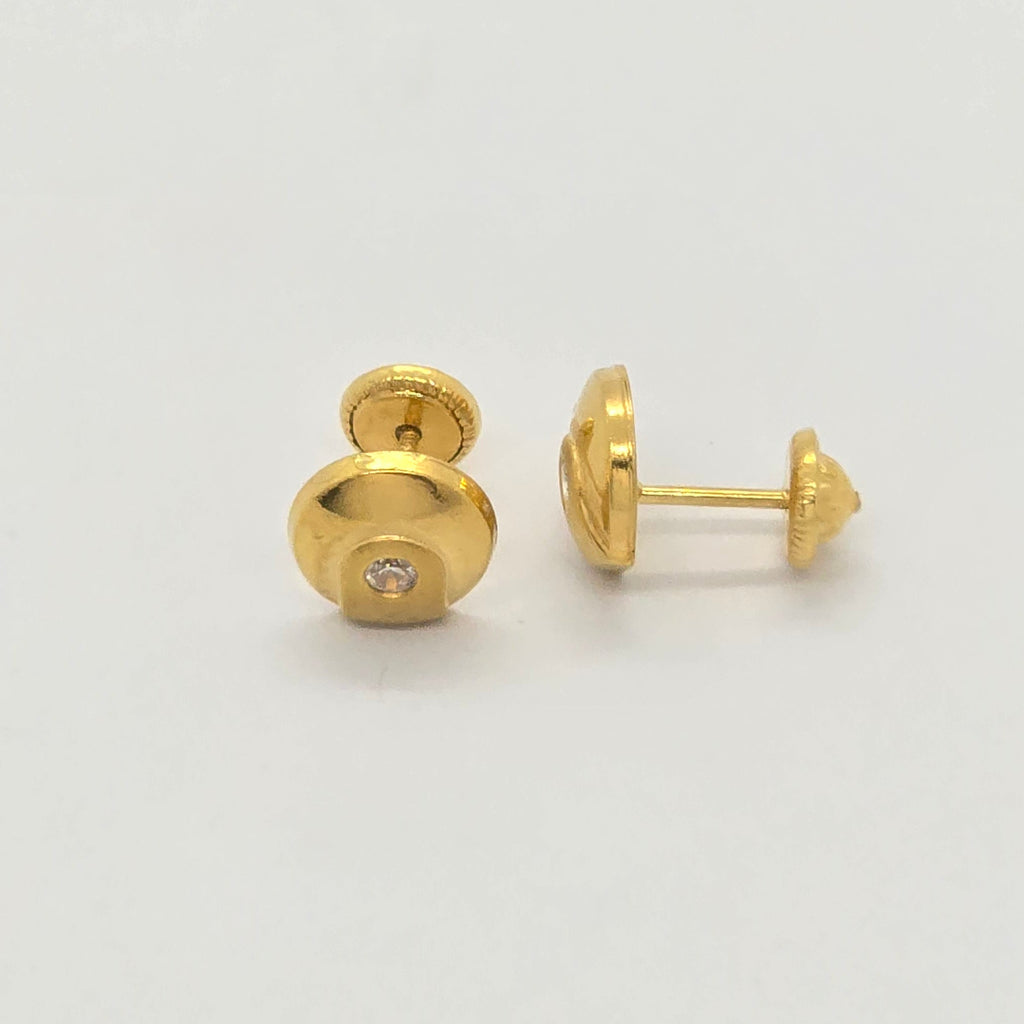 Stud Diamond 18K Gold Earrings