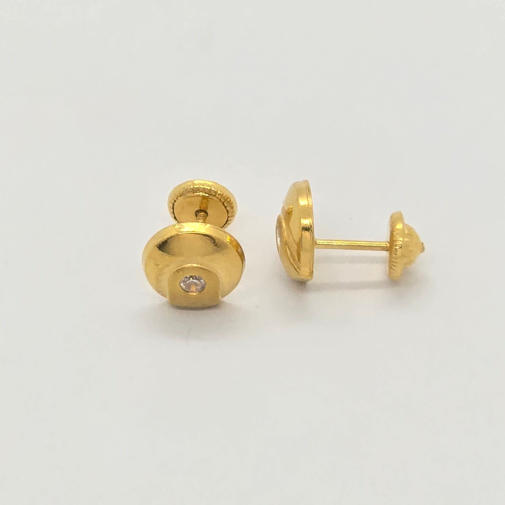 Stud Diamond 18K Gold Earrings