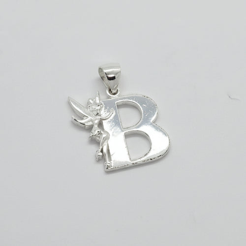 B Thinkerbell Rustic Silver Pendant