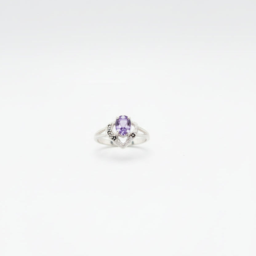 Licac Drop Marquise Silver Ring