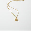 Gold Plated Drop Silver Necklace Pendant