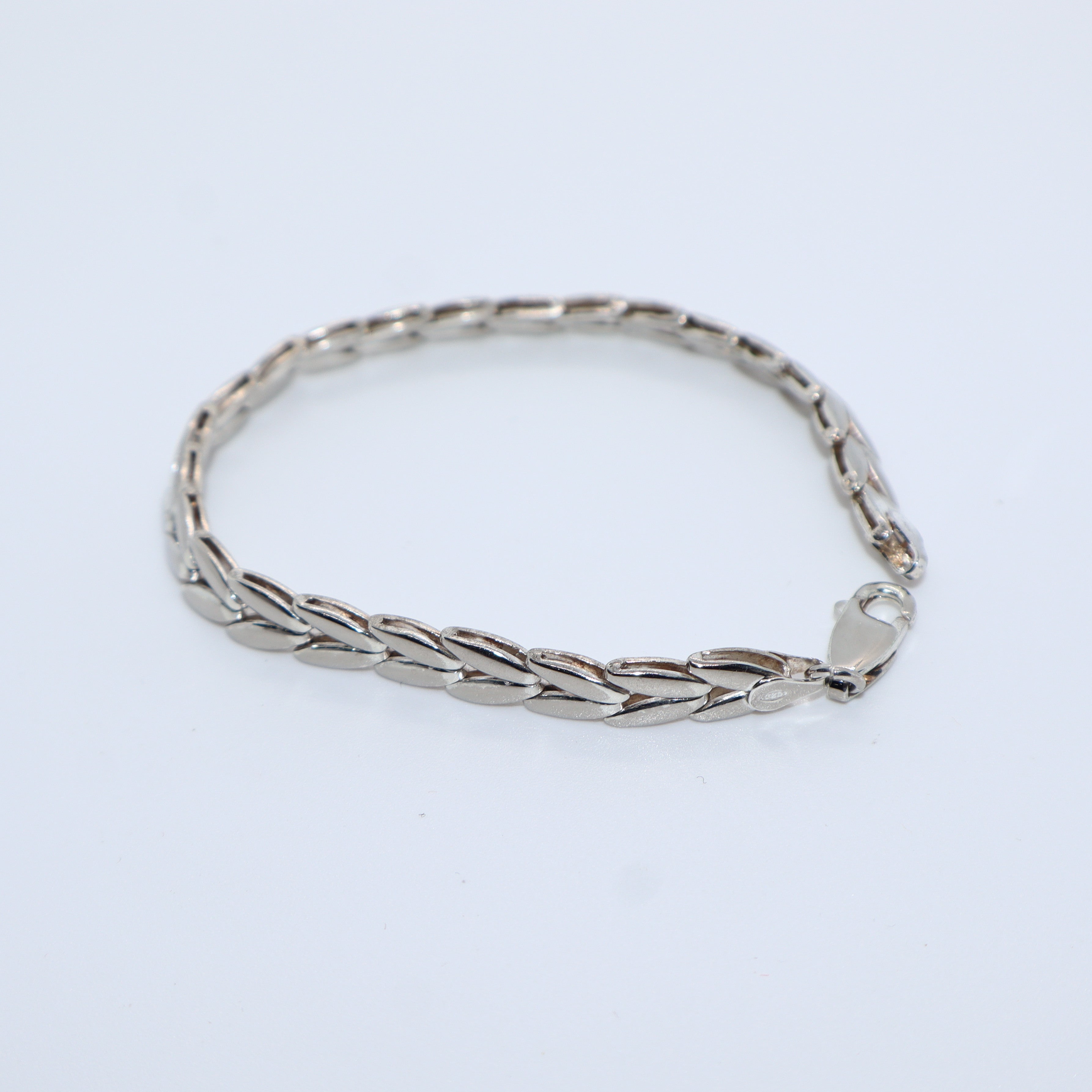Wheat chain Silver Bracelet